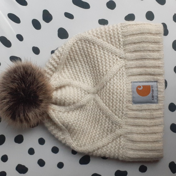 Carhartt Pom-Pom Beanie Hat - Picture 1 of 8